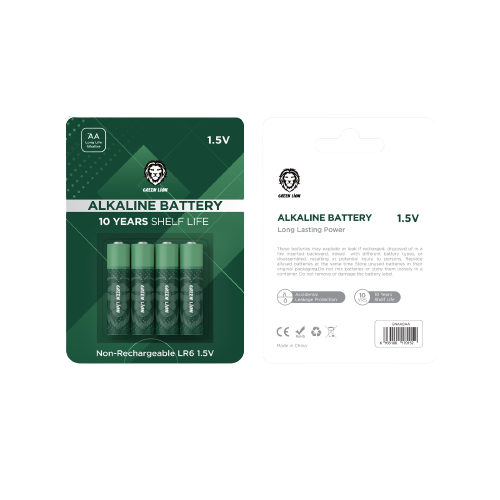Green Lion Long-Lasting 1.5V Alkaline Battery