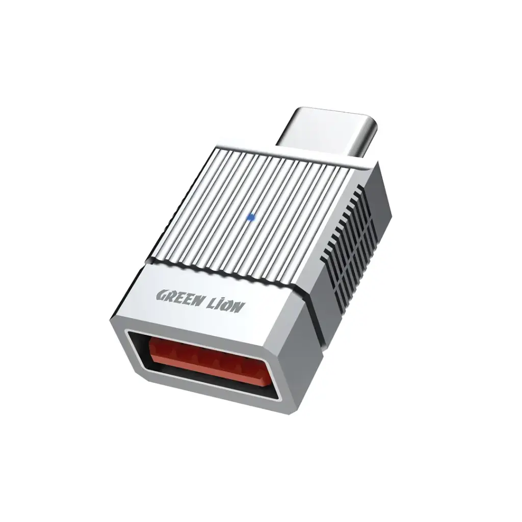 Green Lion 2 in 1 OTG Adapter USB-A to USB-C