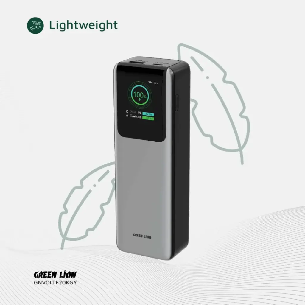 Green Lion Voltura 20000mAh Power Bank PD100W