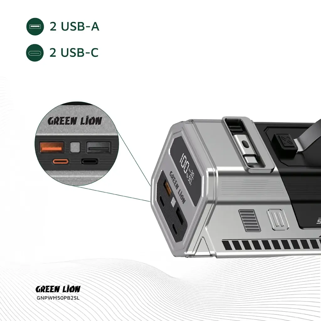 Green Lion 50000mAh Power Bank 22.5W