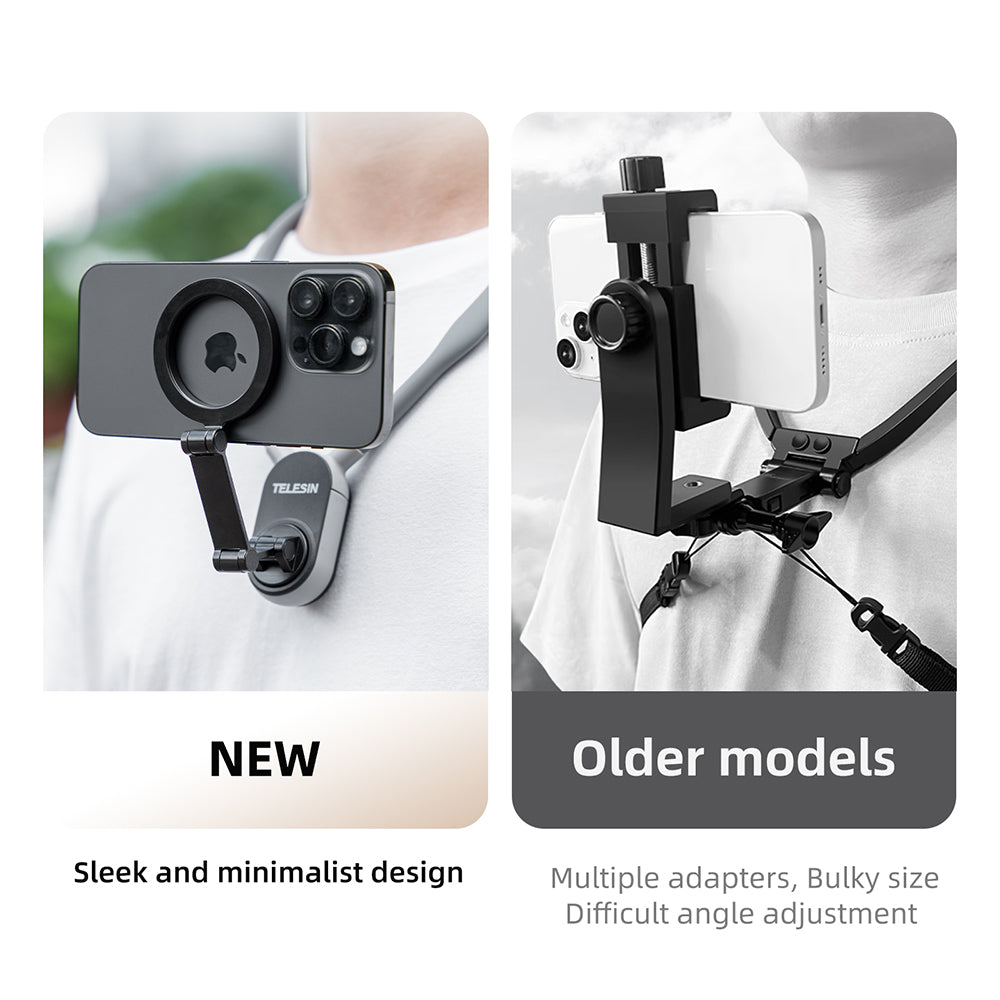 Telesin Magnetic Neck Mount for Phones