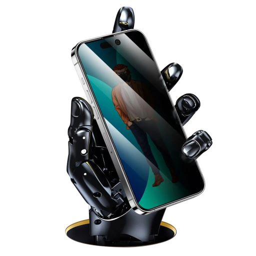 Green Lion 3D Desert Privacy Round Edge Glass Screen Protector - iphone 14 plus