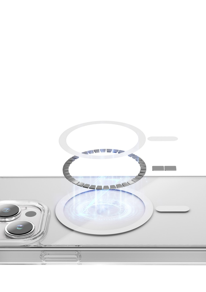 Green Lion Magsafe Crystal Clear Case for iPhone 15 Pro Max - Clear