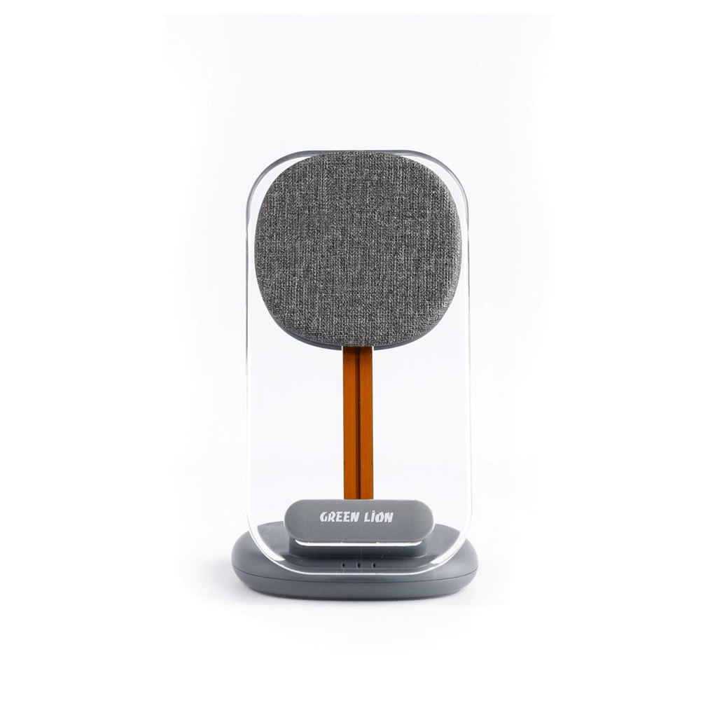 Green Lion 3 in 1 Fabric Wireless Charger 15W - Grey