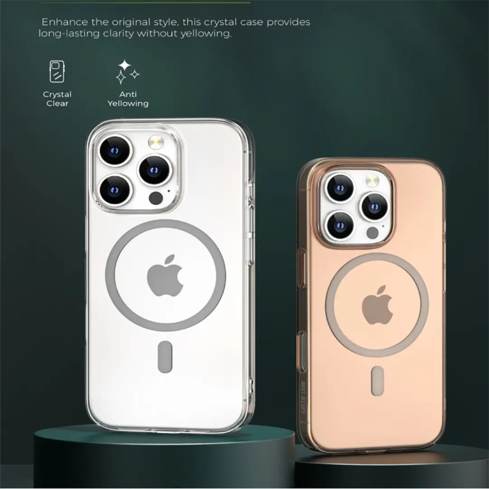 Green Lion MagSafe Delgado Case iPhone 16 pro max
