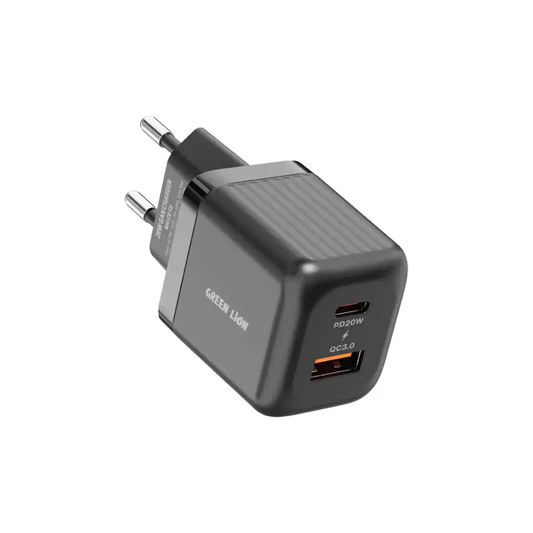 Green Lion Ultra Compact GaN Wall Charger EU Pin A+C 20W