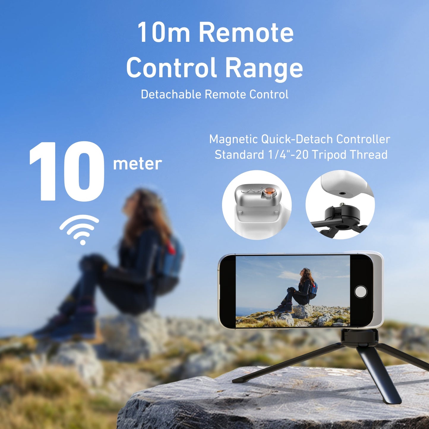 Telesin Fun Shot Magnetic Grip For Phone