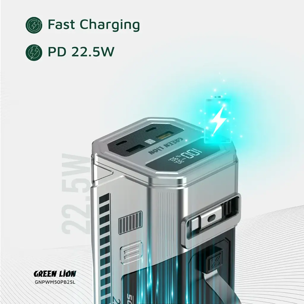 Green Lion 50000mAh Power Bank 22.5W