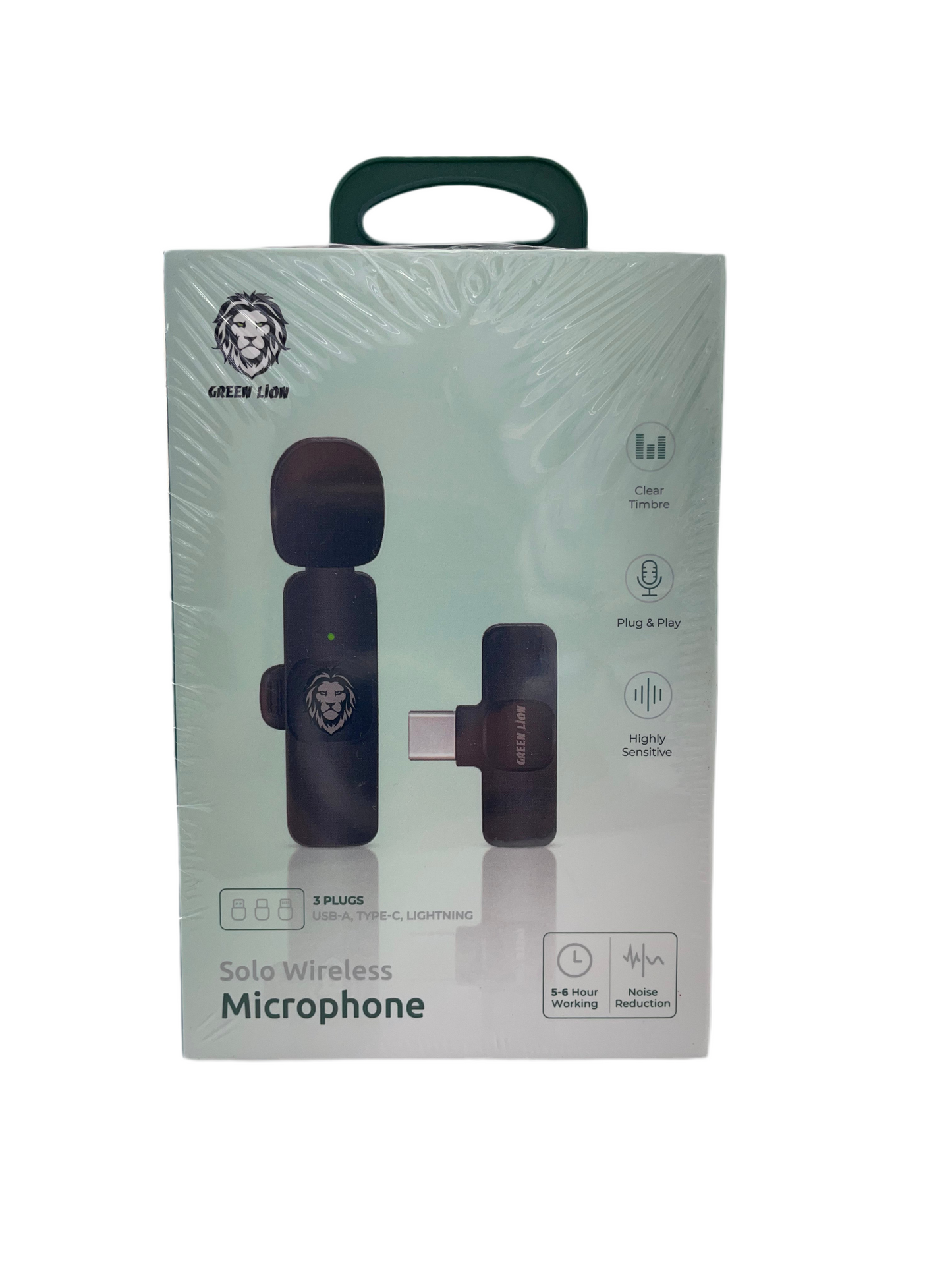 Green Lion Solo Wireless Microphone 3 Plugs
