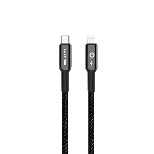Green Lion USB-C to Lightning Braided Cable - 27W