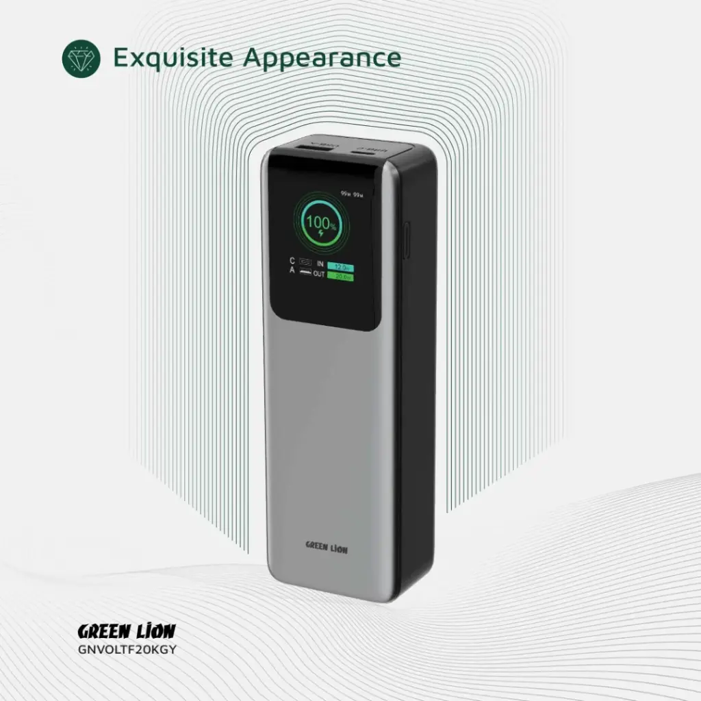 Green Lion Voltura 20000mAh Power Bank PD100W