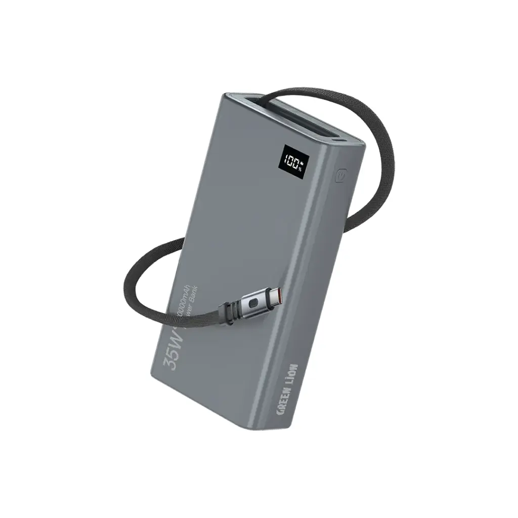 Green Lion Retractable 35W 20000mAh Power Bank