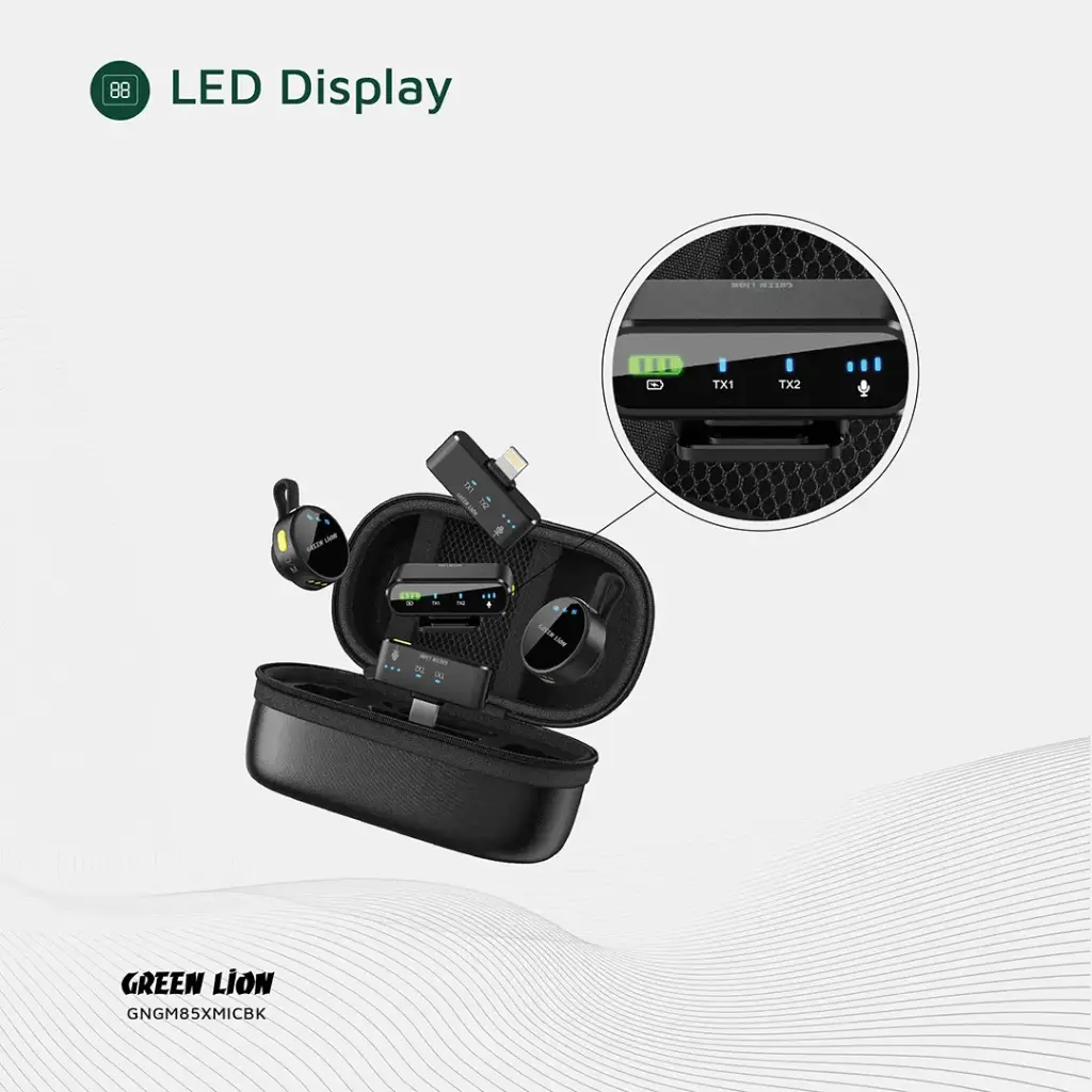Green Lion GM-85X 3 In 1 Wireless Microphone